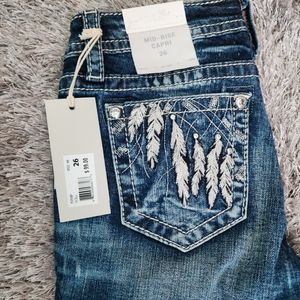 Brand New Miss Me's Size 26 Capris